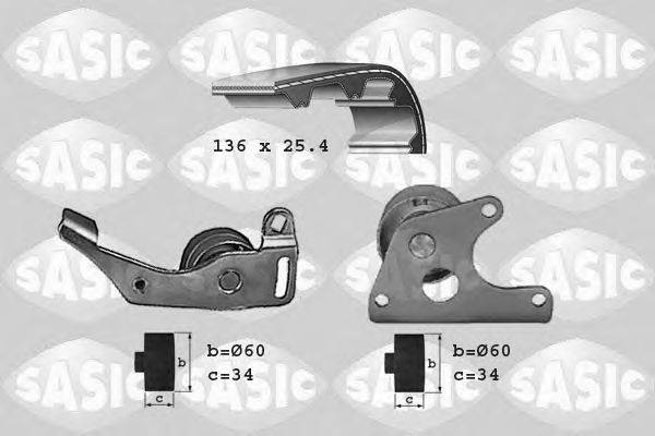 SASIC 1750001 Комплект ременя ГРМ