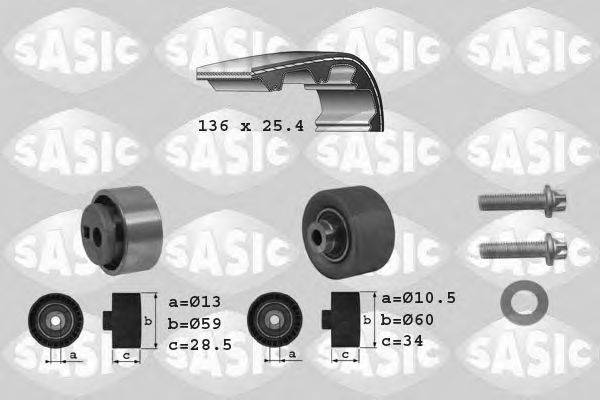 SASIC 1750005 Комплект ременя ГРМ