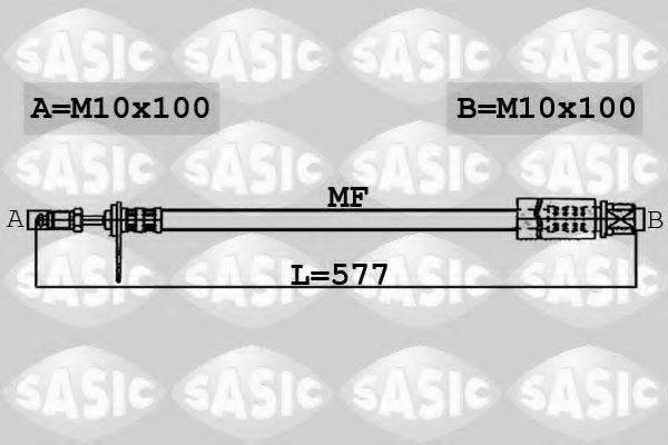 SASIC 6600004 Гальмівний шланг