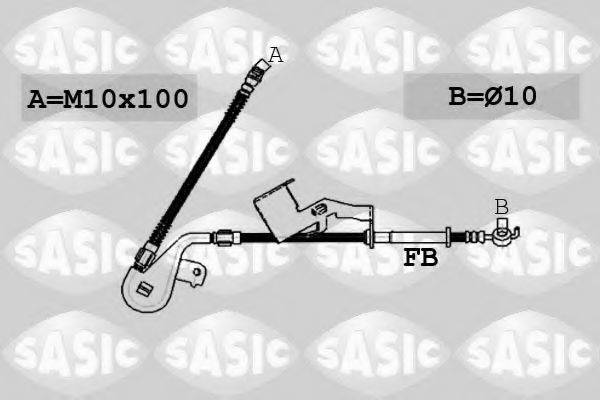 SASIC 6600030 Гальмівний шланг