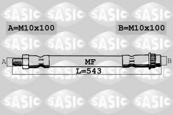 SASIC 6604020 Гальмівний шланг