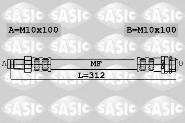 SASIC 6606034 Гальмівний шланг