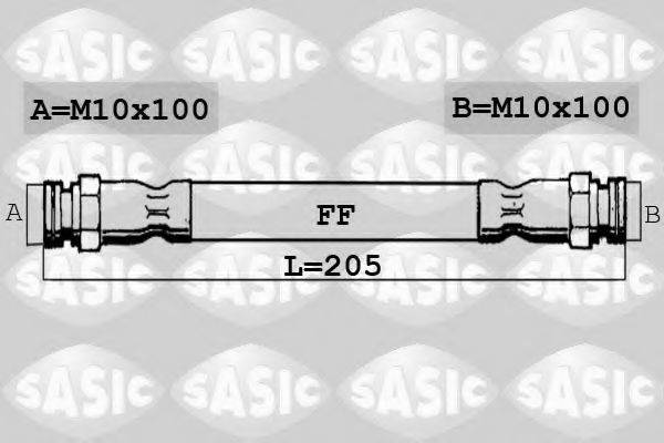 SASIC SBH0161 Гальмівний шланг