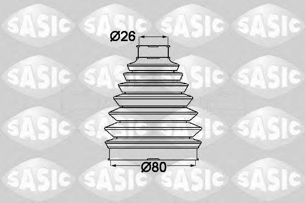 SASIC 1904013 Комплект пильника, приводний вал