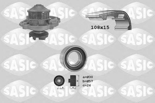 SASIC 3906014 Водяний насос + комплект зубчастого ременя