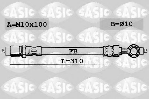 SASIC 6606109 Гальмівний шланг