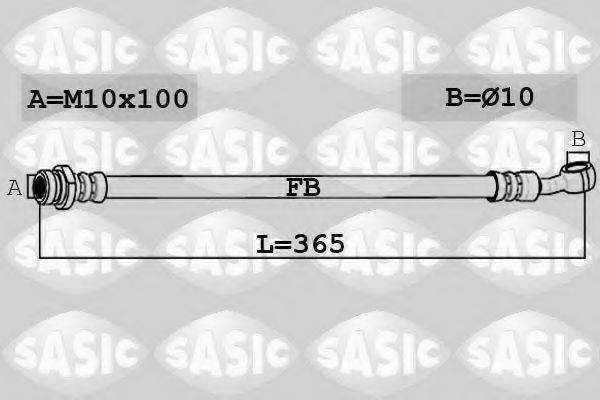 SASIC 6606232 Гальмівний шланг