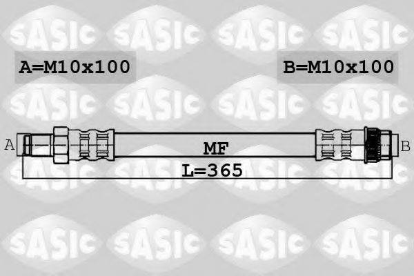 SASIC 6604022 Гальмівний шланг