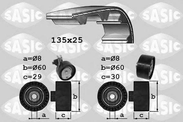 SASIC 1750033 Комплект ременя ГРМ