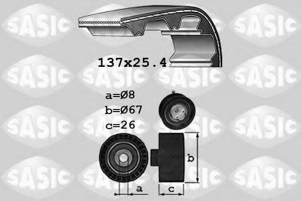 SASIC 1756037 Комплект ременя ГРМ