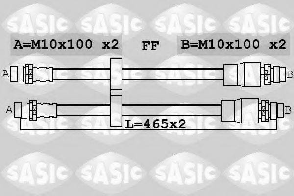 SASIC 6606249 Гальмівний шланг