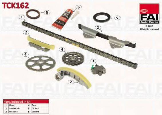 FAI AUTOPARTS TCK162 Комплект мети приводу розподільного валу