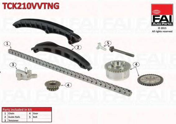 FAI AUTOPARTS TCK210VVTNG Комплект мети приводу розподільного валу