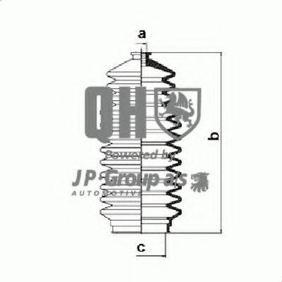 JP GROUP 4044700419 Комплект пильника, рульове керування