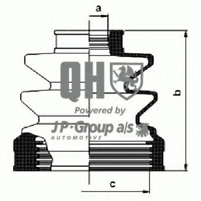 JP GROUP 3543700119 Комплект пильника, приводний вал