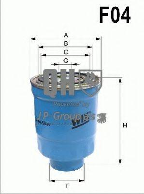 JP GROUP 3418700809 Паливний фільтр