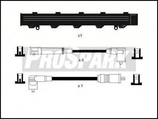 STANDARD OES808T Комплект дротів запалювання