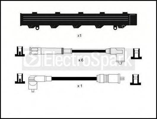 STANDARD OEK962T Комплект дротів запалювання