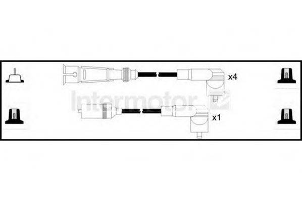 STANDARD 73833 Комплект дротів запалювання