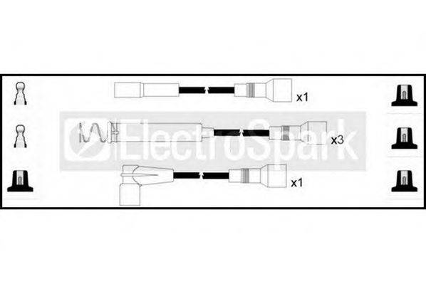 STANDARD OEK188 Комплект дротів запалювання