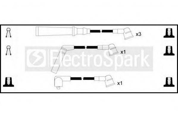 STANDARD OEK795 Комплект дротів запалювання