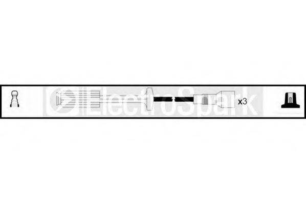 STANDARD OEK790 Комплект дротів запалювання