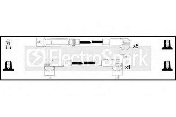 STANDARD OEK756 Комплект дротів запалювання