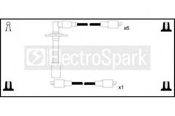 STANDARD OEK1016 Комплект дротів запалювання