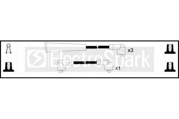 STANDARD OEK752 Комплект дротів запалювання