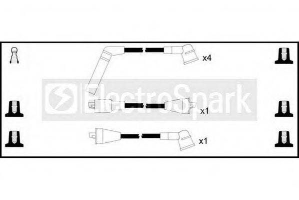 STANDARD OEK537 Комплект дротів запалювання