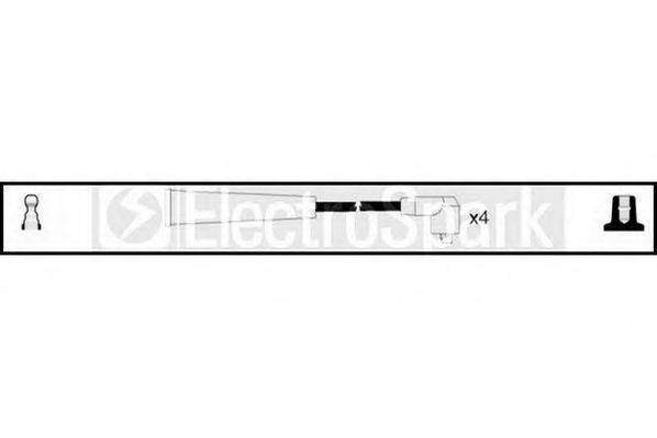 STANDARD OEK629 Комплект дротів запалювання