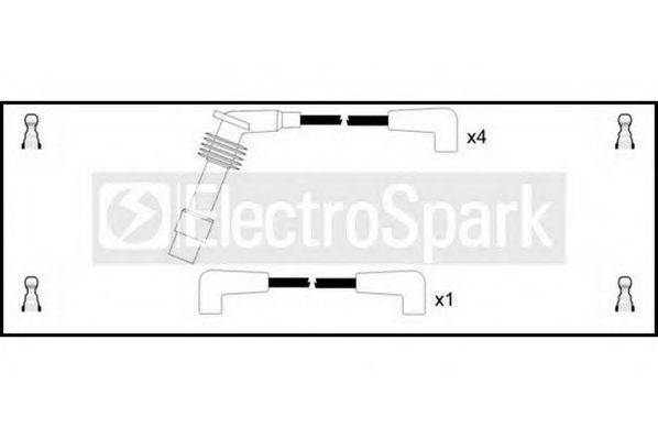 STANDARD OEK1028 Комплект дротів запалювання