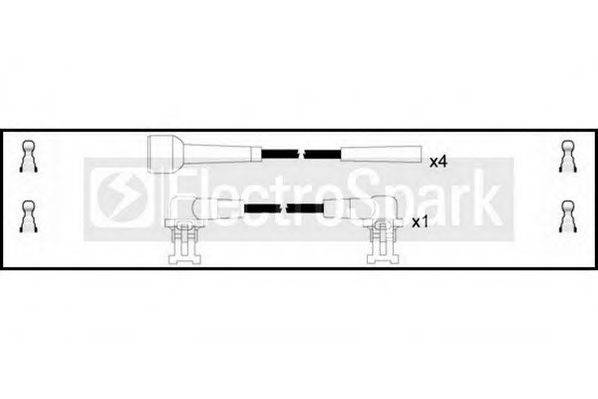 STANDARD OEK045 Комплект дротів запалювання