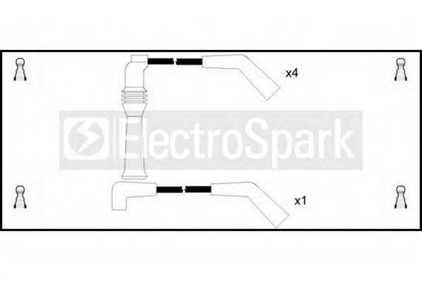 STANDARD OEK127 Комплект дротів запалювання