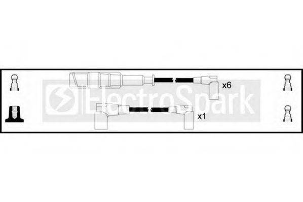 STANDARD OEK172 Комплект дротів запалювання