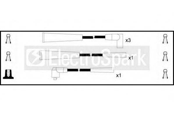 STANDARD OEK031 Комплект дротів запалювання