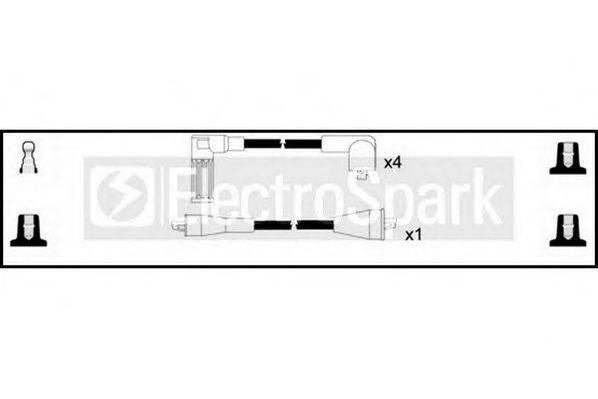 STANDARD OEK135 Комплект дротів запалювання