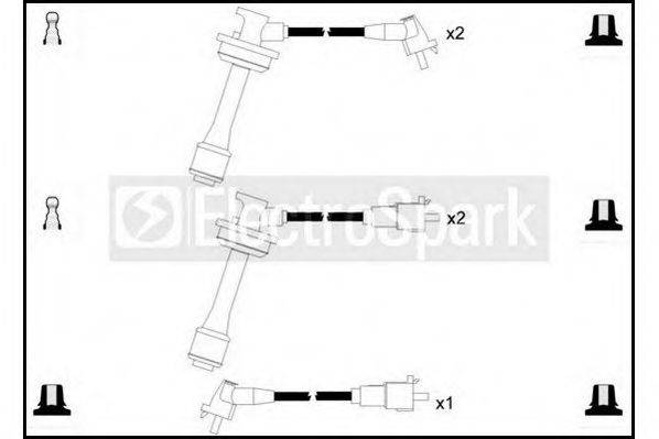 STANDARD OEK396 Комплект дротів запалювання