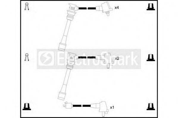 STANDARD OEK265 Комплект дротів запалювання