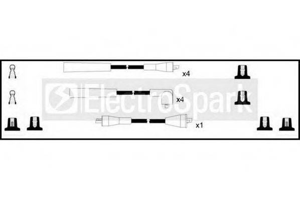 STANDARD OEK059 Комплект дротів запалювання