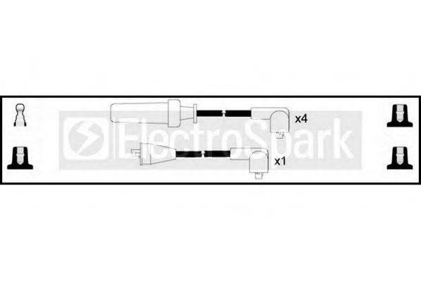 STANDARD OEK649 Комплект дротів запалювання