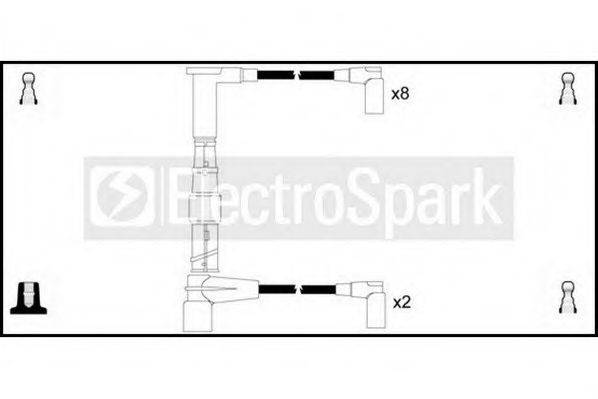 STANDARD OEK932 Комплект дротів запалювання