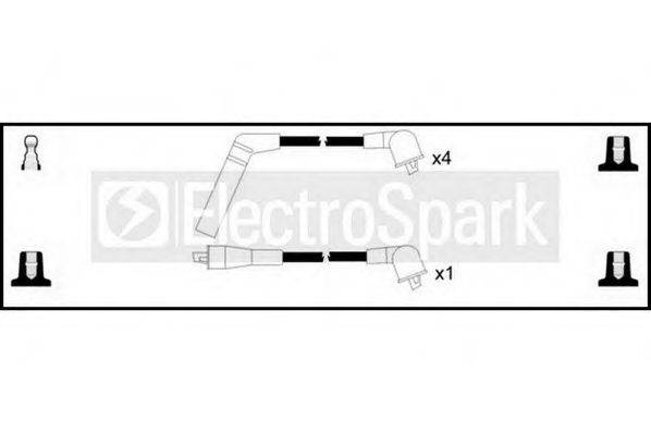 STANDARD OEK651 Комплект дротів запалювання