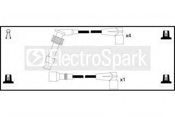 STANDARD OEK068 Комплект дротів запалювання