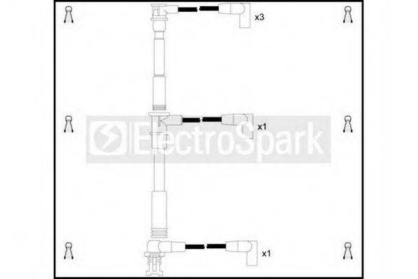 STANDARD OEK385 Комплект дротів запалювання