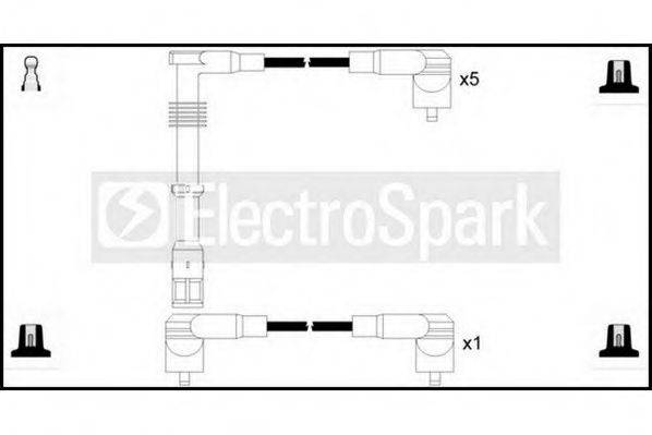 STANDARD OEK750 Комплект дротів запалювання