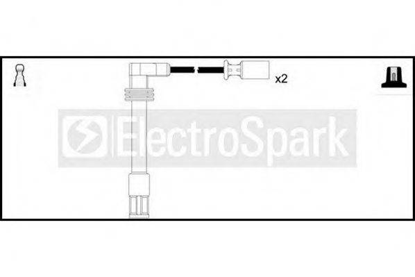 STANDARD OEK604 Комплект дротів запалювання