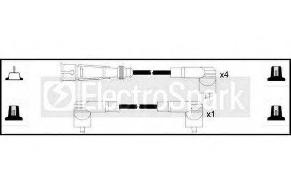 STANDARD OEK1015 Комплект дротів запалювання