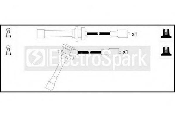 STANDARD OEK356 Комплект дротів запалювання