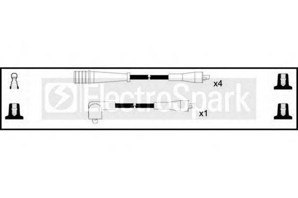 STANDARD OEK947 Комплект дротів запалювання